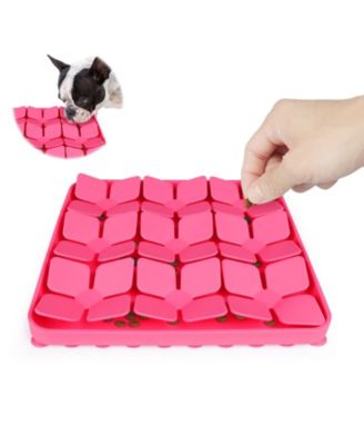 Silicone Dog Slow Feeder Mat Foraging Training Toy Anti Slip Pet Feeding Mat