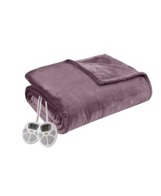 Plush Fast Heating Heated Blanket