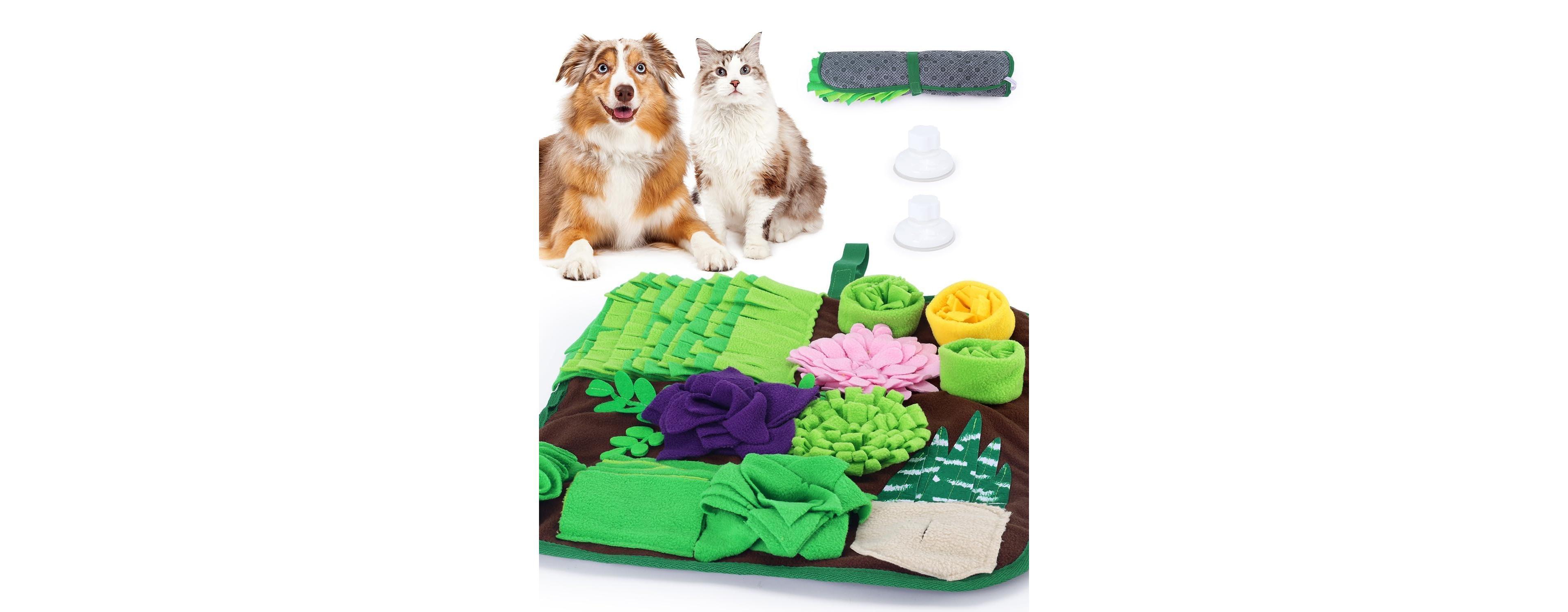 Magicorange Succulent Pet Snuffle Mat Slow Feeder Enrichment Toy For Dogs Cats Small Pets