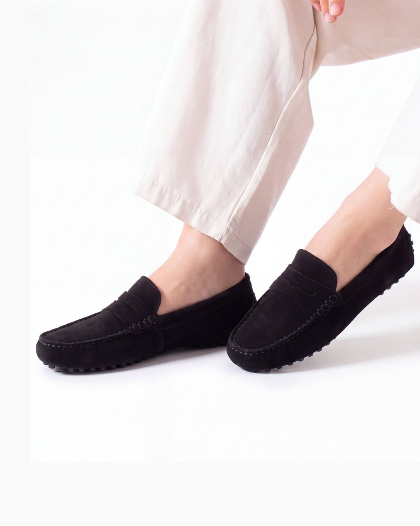 Женские туфли Menina Step Oporto Moccasin Loafer, цвет: Чёрный — фото 8