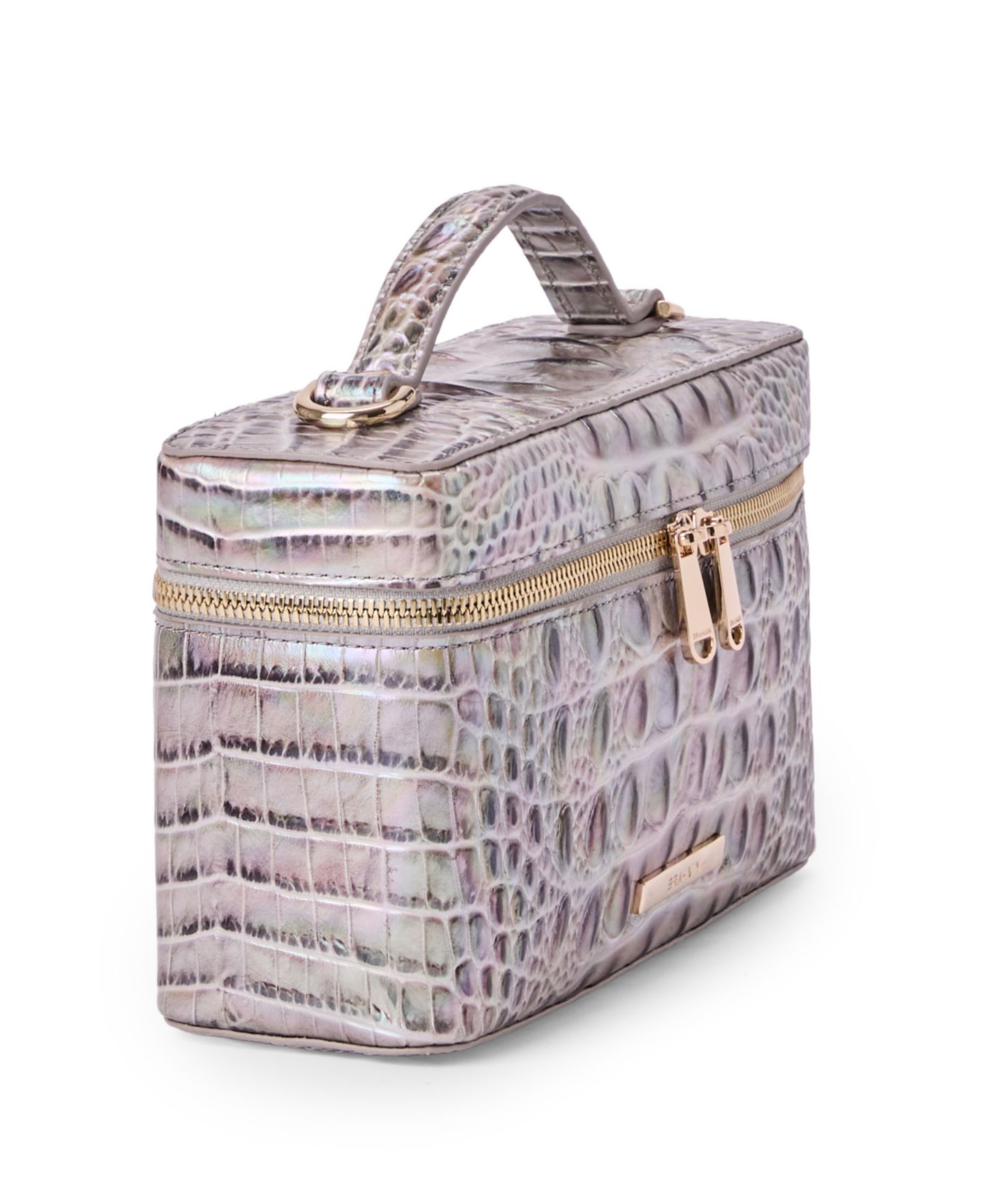 Женская сумка Brahmin Charlene Melbourne Small Leather Crossbody, цвет: Шёлковый туманный — фото 3