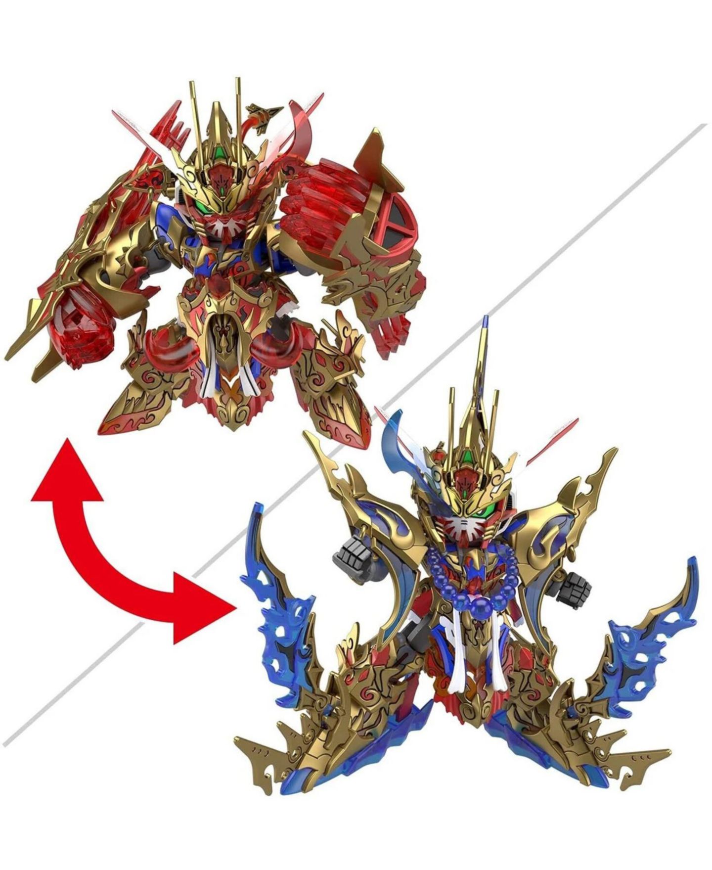 Сборная модель Bandai Hobby SDW Heroes Wukong Impulse Gundam DX Set — фото 1