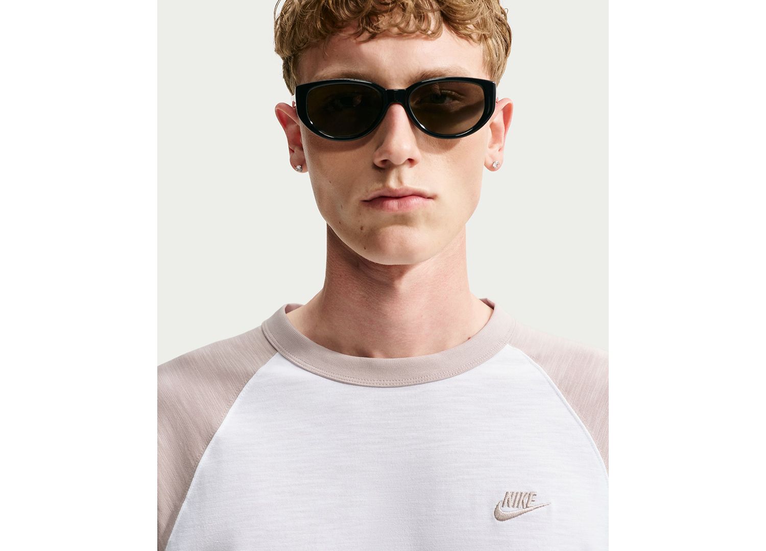 Men's Crewneck Raglan-Sleeve T-Shirt