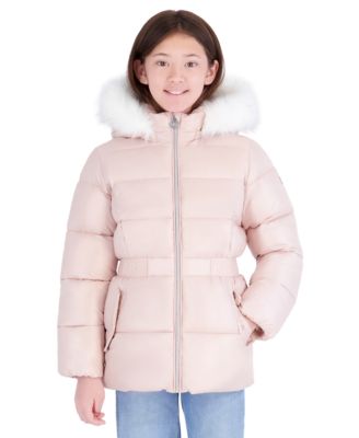 Girls' 7-16 Hooded Heavy-Weight Puffer Jacket