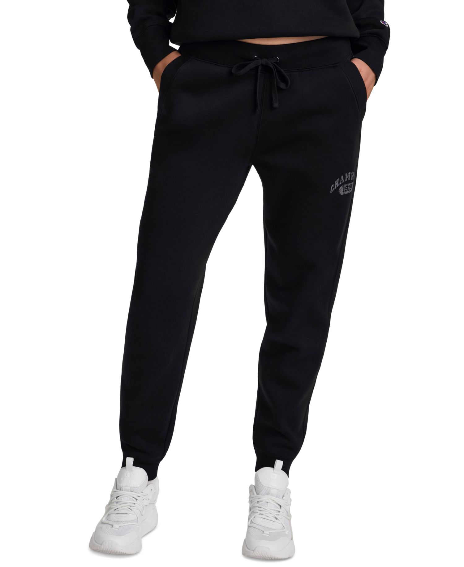 Women's Powerblend Fleece Graphic-Print Sweatpants