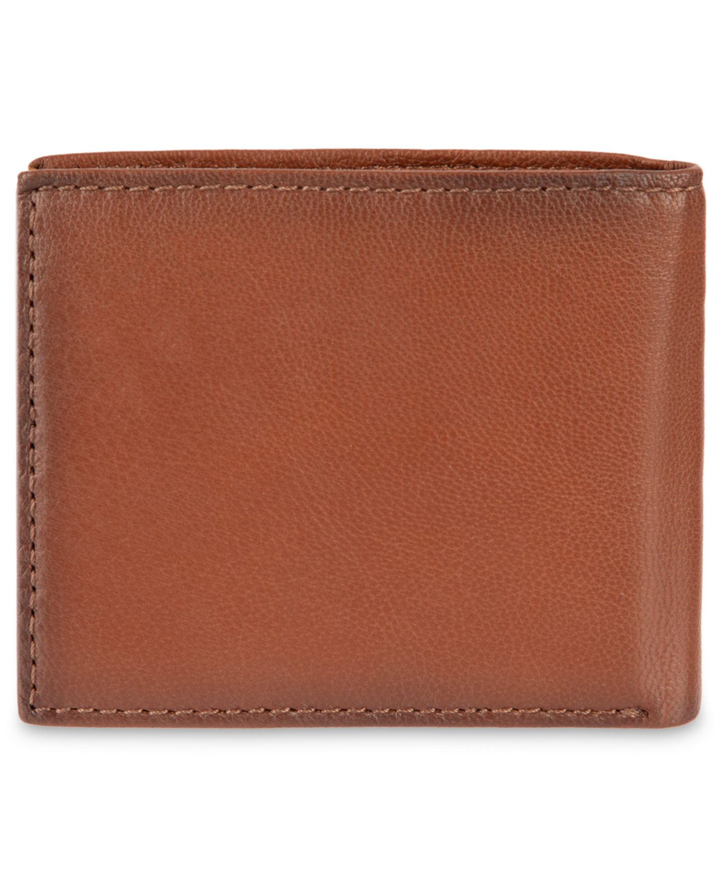 Мужской кошелёк Levi's RFID Blocking Extra-Capacity Genuine Leather Bifold Wallet, цвет: Рыжевато-коричневый — фото 2