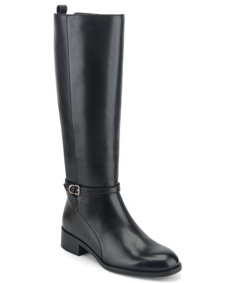 Women's Bitty Tall Wide Calf Leather Riding Boots
