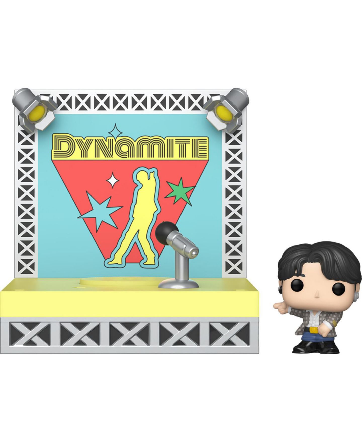 Набор виниловых фигурок Funko Bitty Pop! BTS Jung Kook Dynamite, 2.55", 3 шт., от 3 лет — фото 2