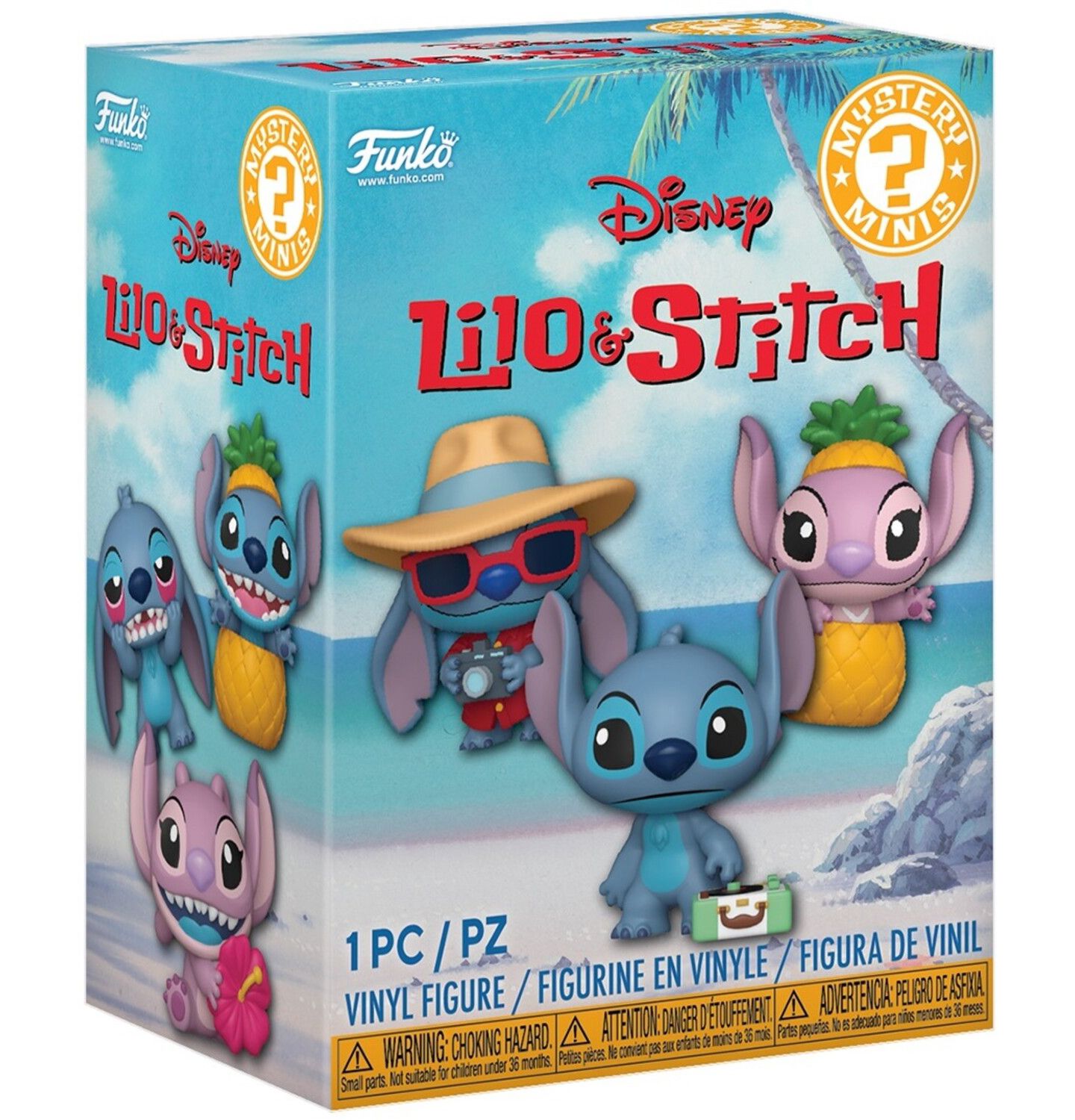Детская фигурка Funko Mystery Minis Disney Lilo & Stitch Blind Box 2.3" Vinyl Figure, Ages 3+, цвет: Open Miscellaneous — фото 3