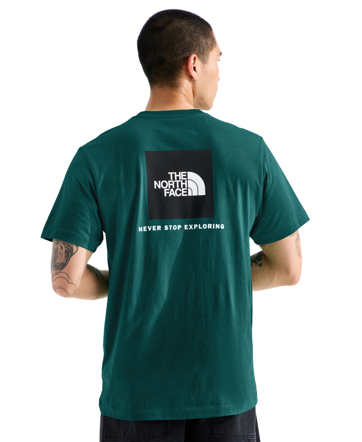 The North Face Men's Evolution Box Nse Graphic Crewneck T-Shirt - Pacific Teal