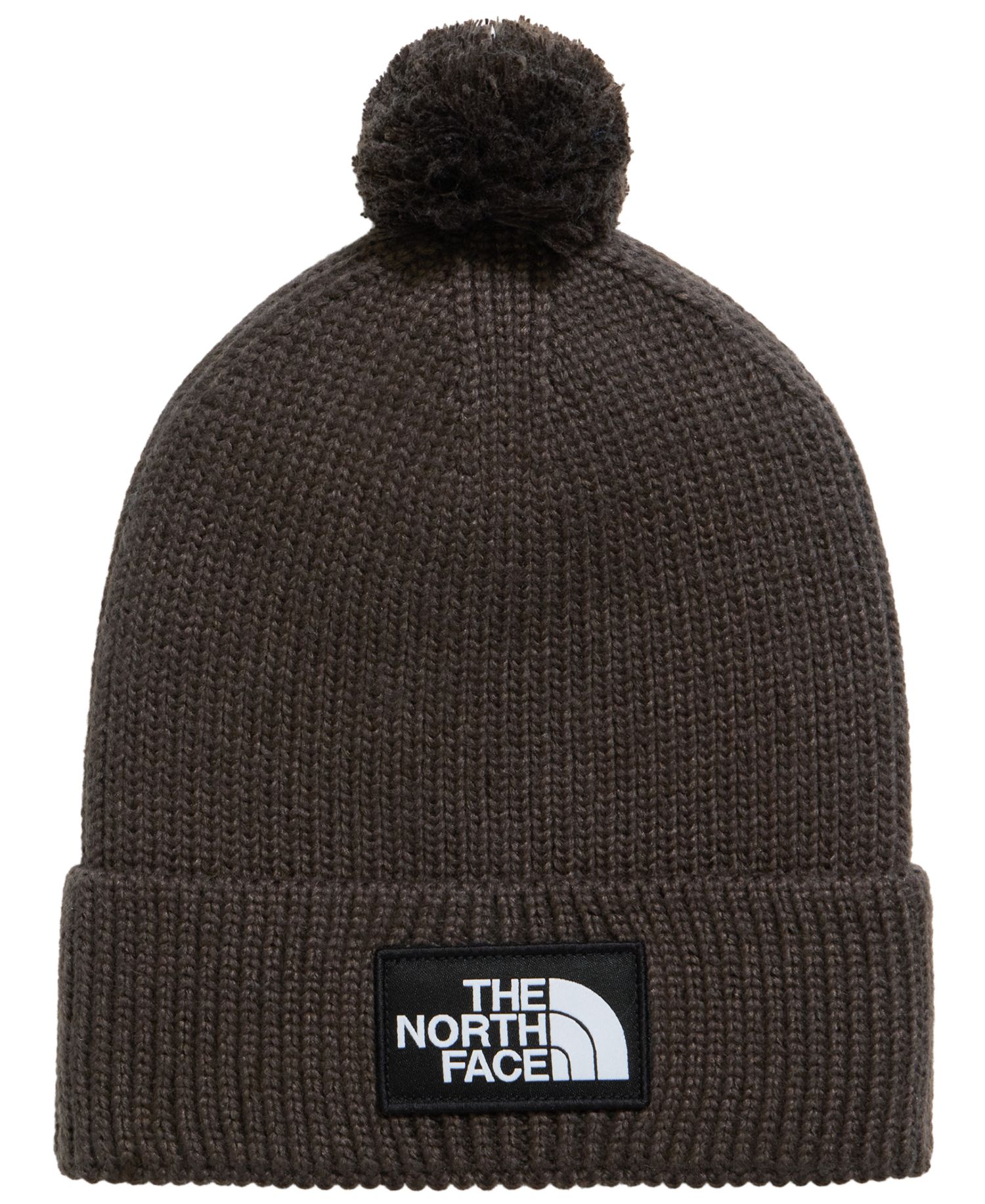 Pom-Pom Rib-Knit Beanie