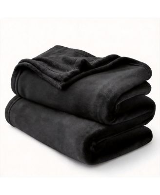 Outdoor Camping Fleece Blankets King Size Bed Blanket Soft Lightweight Plush Cozy