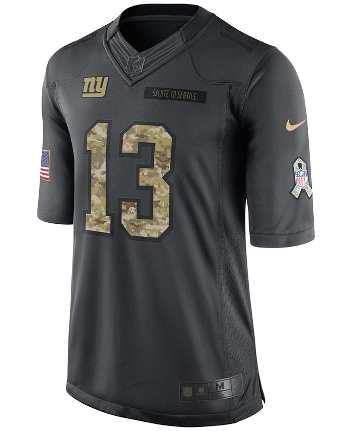 Nike Men's Odell Beckham Jr. New York Giants Salute to Service Jersey -  Macy's