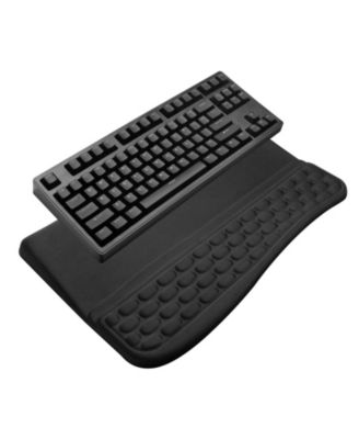 2 in 1 Adjustable Keyboard Stand With Wrist Rest Support Memory Foam