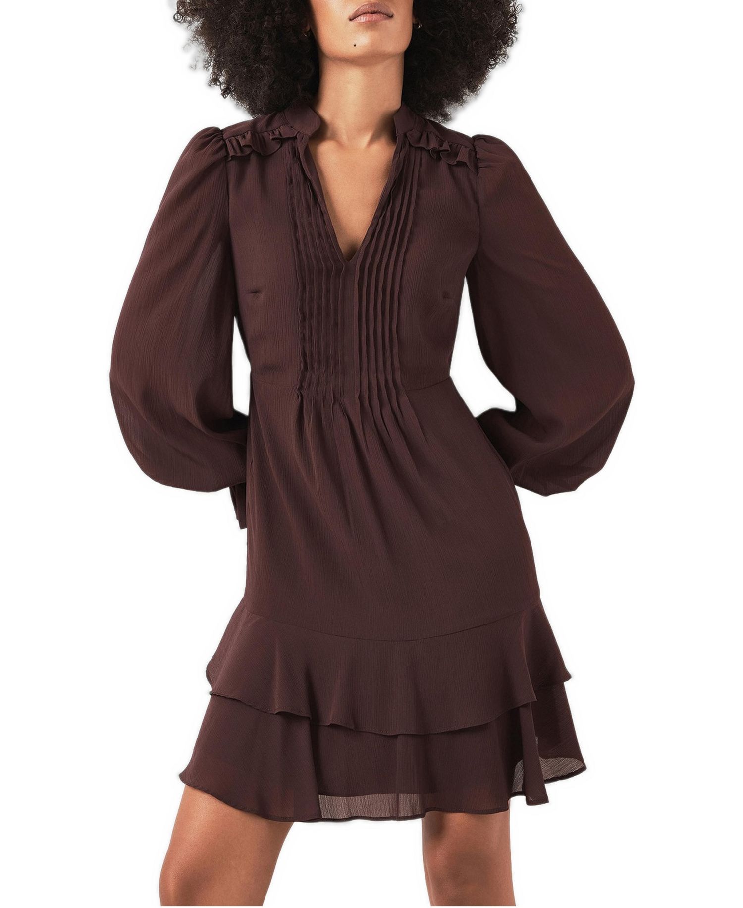 Women's Ruffle Mini Dress