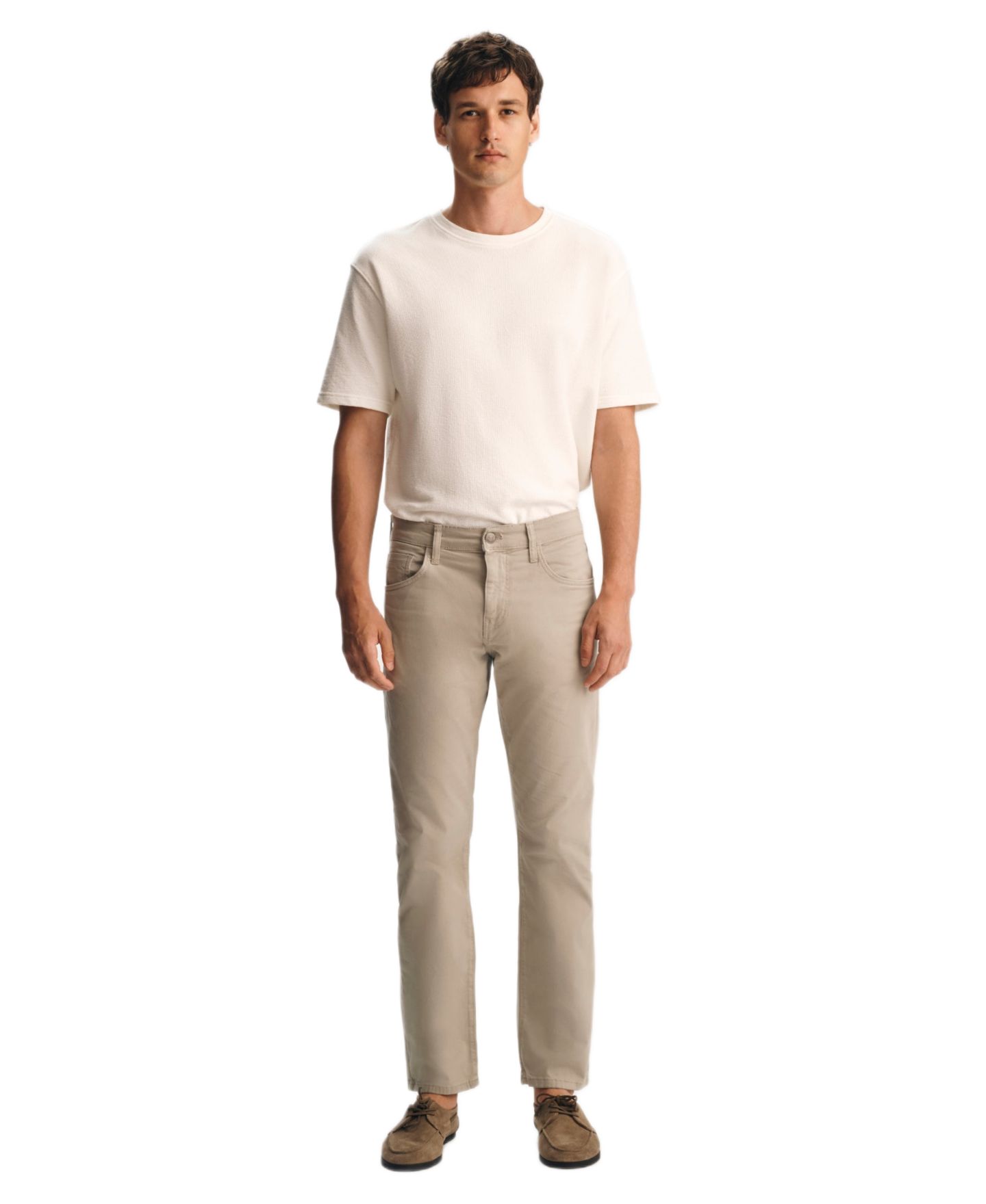 Мужские брюки Mavi Jeans Matt Regular Rise Relaxed Leg Casual Twill, цвет: Серебряный — фото 3