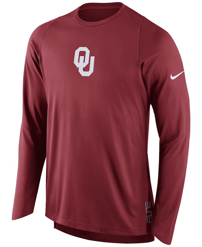 Nike Men's Oklahoma Sooners Elite Shooter Long-Sleeve T-Shirt - Macy's