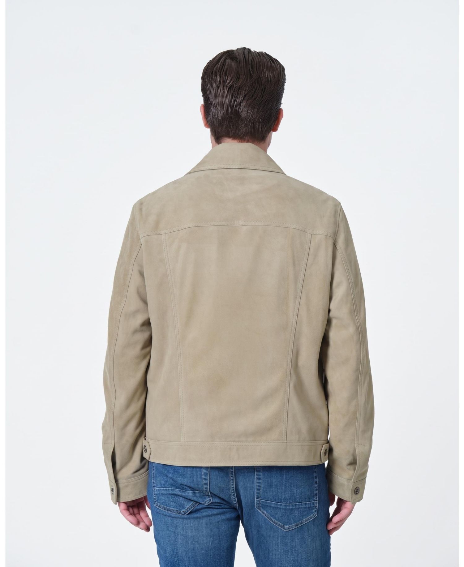 Men's Enzo Suede Shirt Jacket