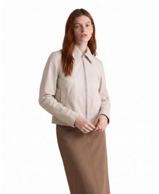 Women's Chloe Leather Jacket, Created for Macy's