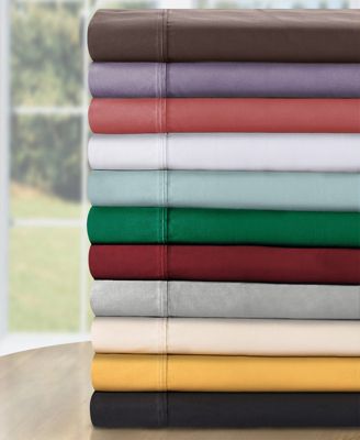 Egyptian Cotton 530 Thread Count Solid Deep Pocket Sheet Set.
