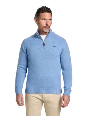 Men's Big & Tall Chunky Quarter-Zip Sweater