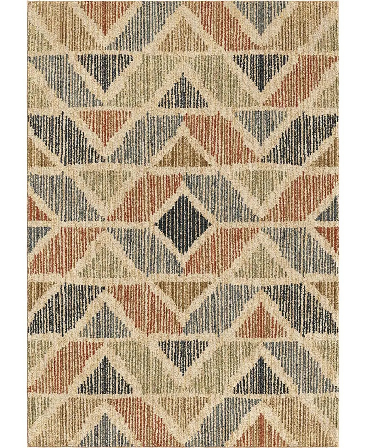 Closeout! Orian Next Generation Kenya Off White 5.3' x 7.6' Area Rug