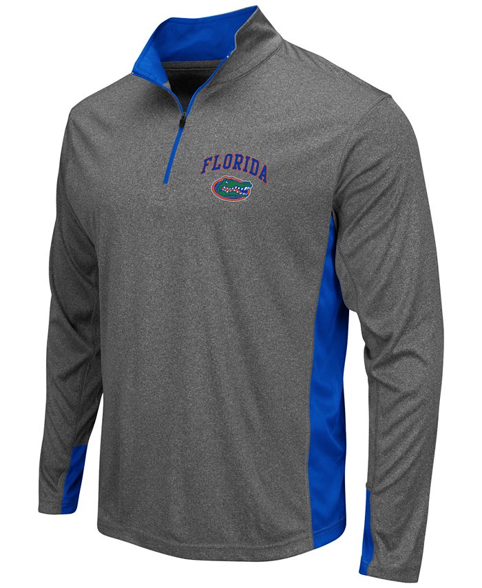 Colosseum Men's Florida Gators Ridge Runner Quarter-Zip Pullover - Macy's