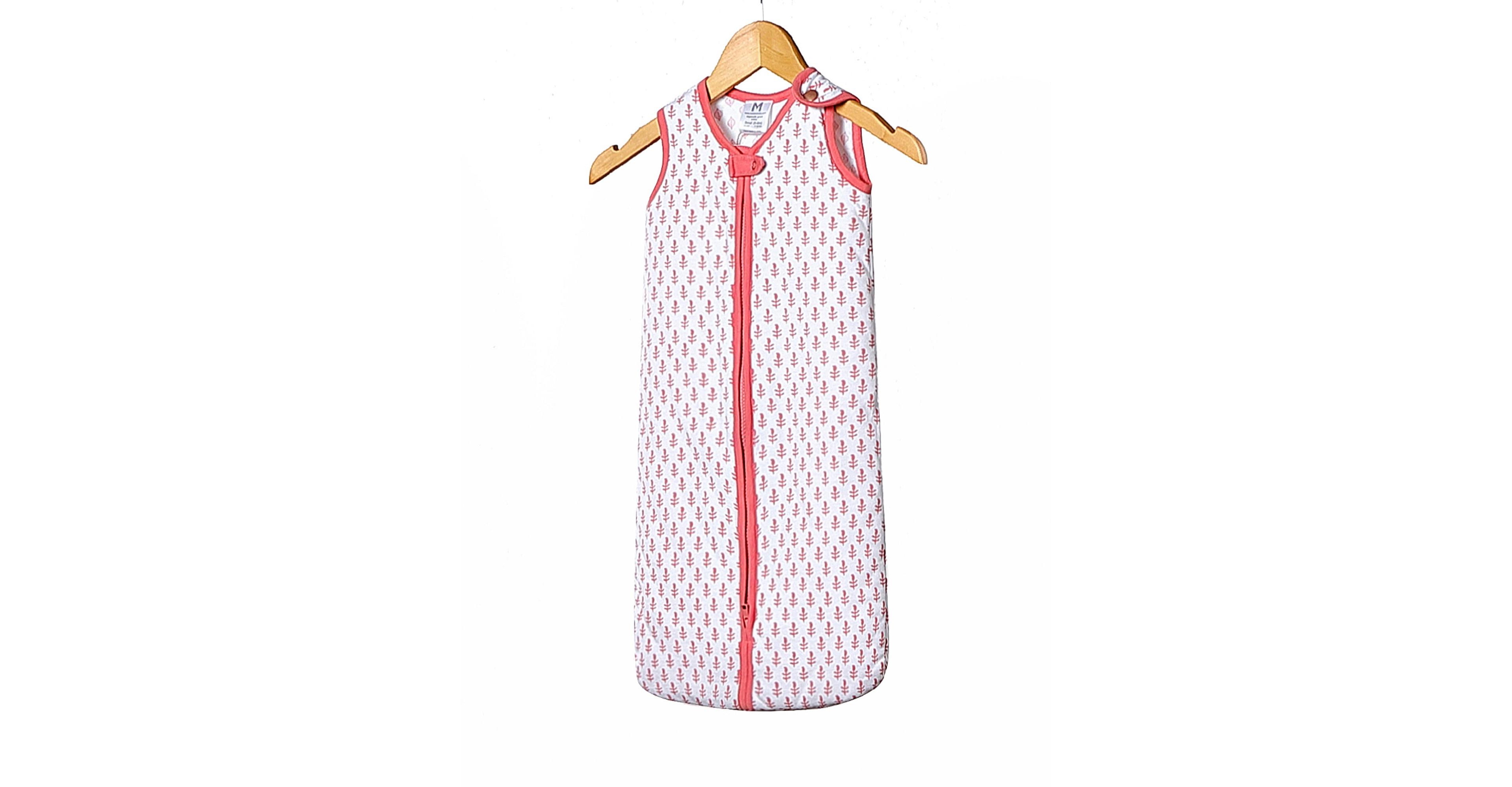 Malabar Baby Baby Girls Tog 0.6 (Lightweight) - Pink City Wearable Sleep Sack Small 0-6M