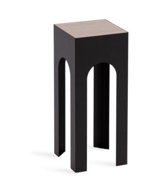 Amani Drink Table, Wood Tone and, Farmhouse Indoor Plant Stand Table for Living Room Decor, Storage, and Display