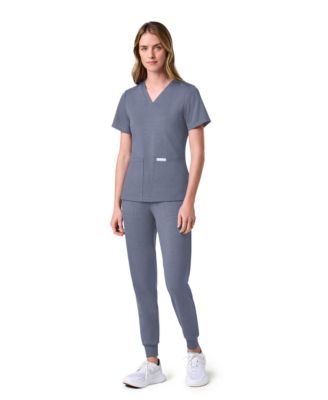 UltraSOFT Women's Scrub Set, 6-Pocket, Slim Fit Medical Uniform Scrub Set