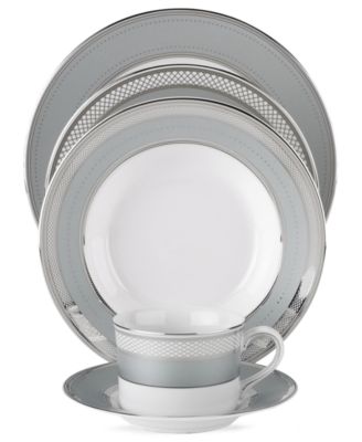 Lauren Ralph Lauren - "Silk Ribbon Slate" 5 Piece Place Setting
