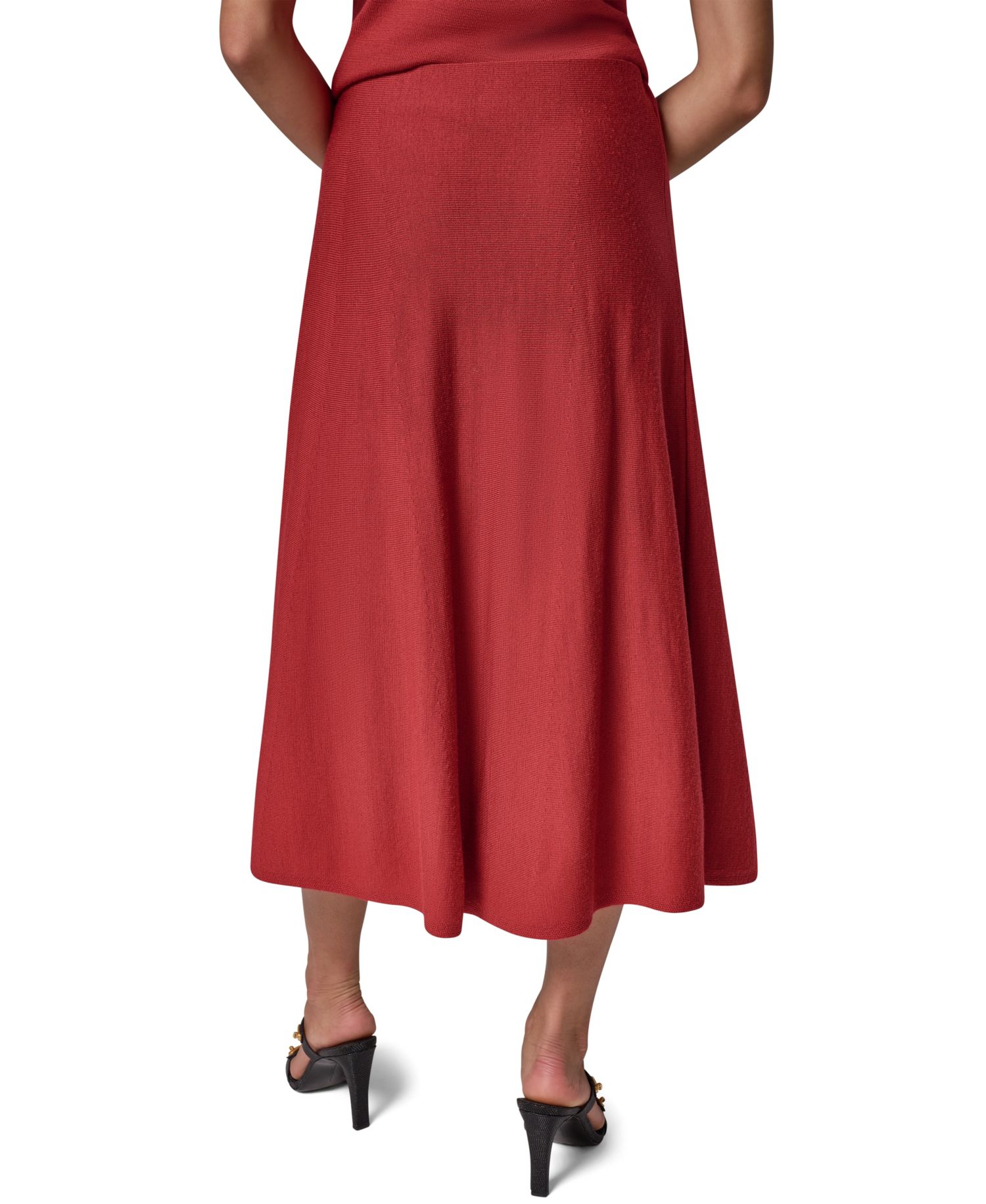 Women's A-Line Midi Pull-On Skirt