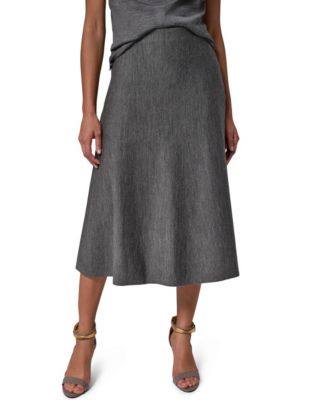 Women's A-Line Midi Pull-On Skirt