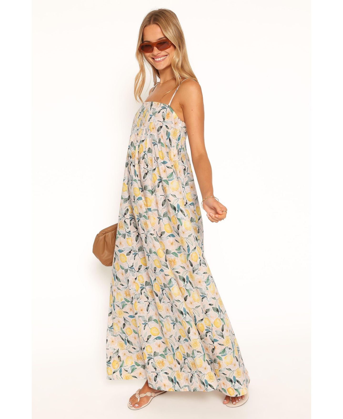 Женское платье Petal and Pup Arletta Maxi, цвет: Розовый лимонный — фото 4