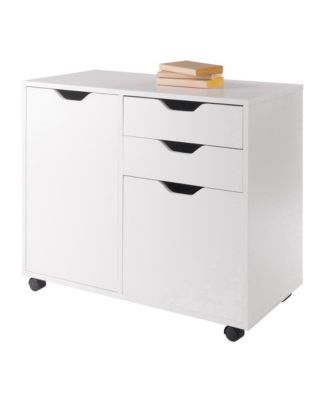 Composite Wood Home Office Floor Cabinet with Filing Drawer