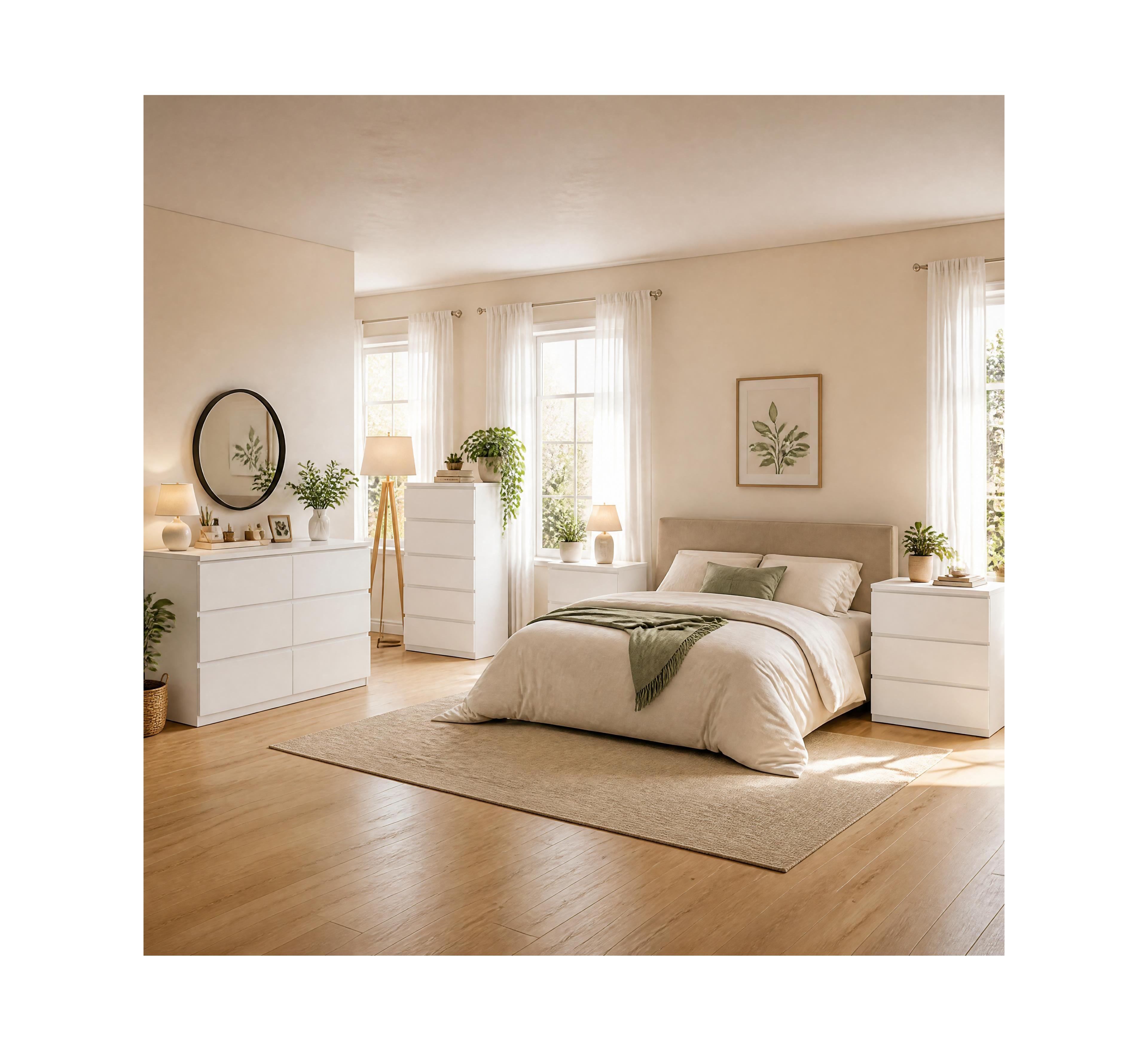 homfan 3-Piece Modern Bedroom Set