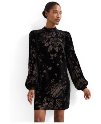 Women's Reanna Floral Long-Sleeve Shift Dress