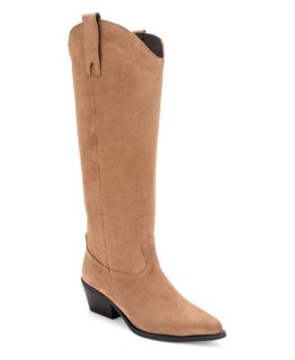 Ania Knee High Pointed Toe Western Boots