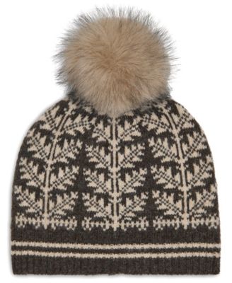 Pom Pom Fair Isle Inspired Beanie