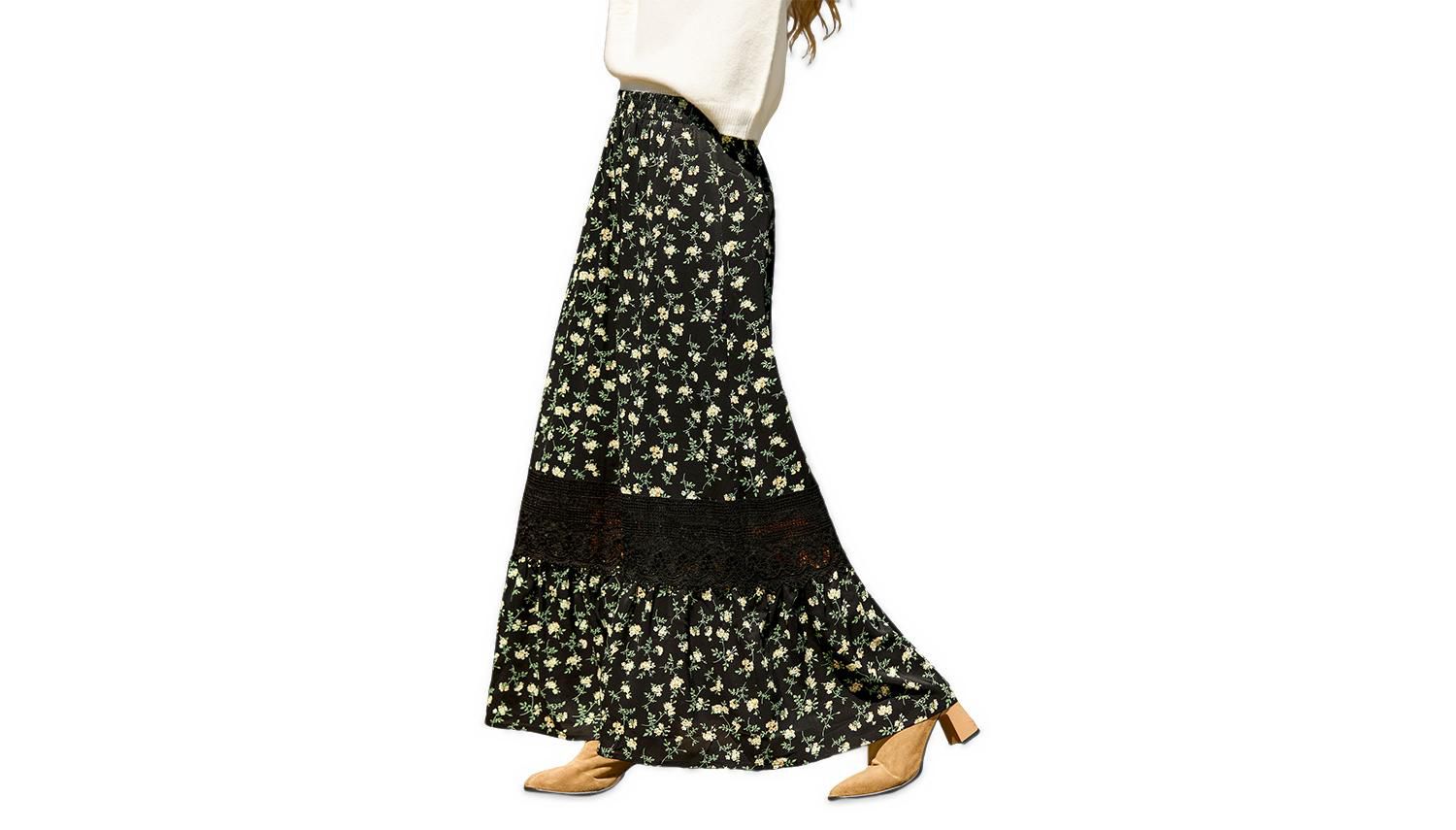 Women's Picked for You Maxi A-Line Lace Skirt