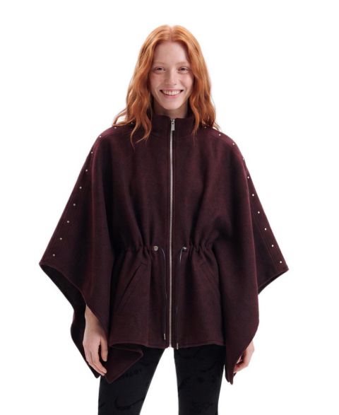 Женский ремень Desigual Poncho zipper, цвет: Бордовый