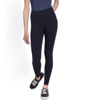 Women's High-Waisted 4-Way Stretch Classic Cotton-Blend Leggings