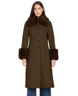 Women's Single-Breasted Maxi Coat