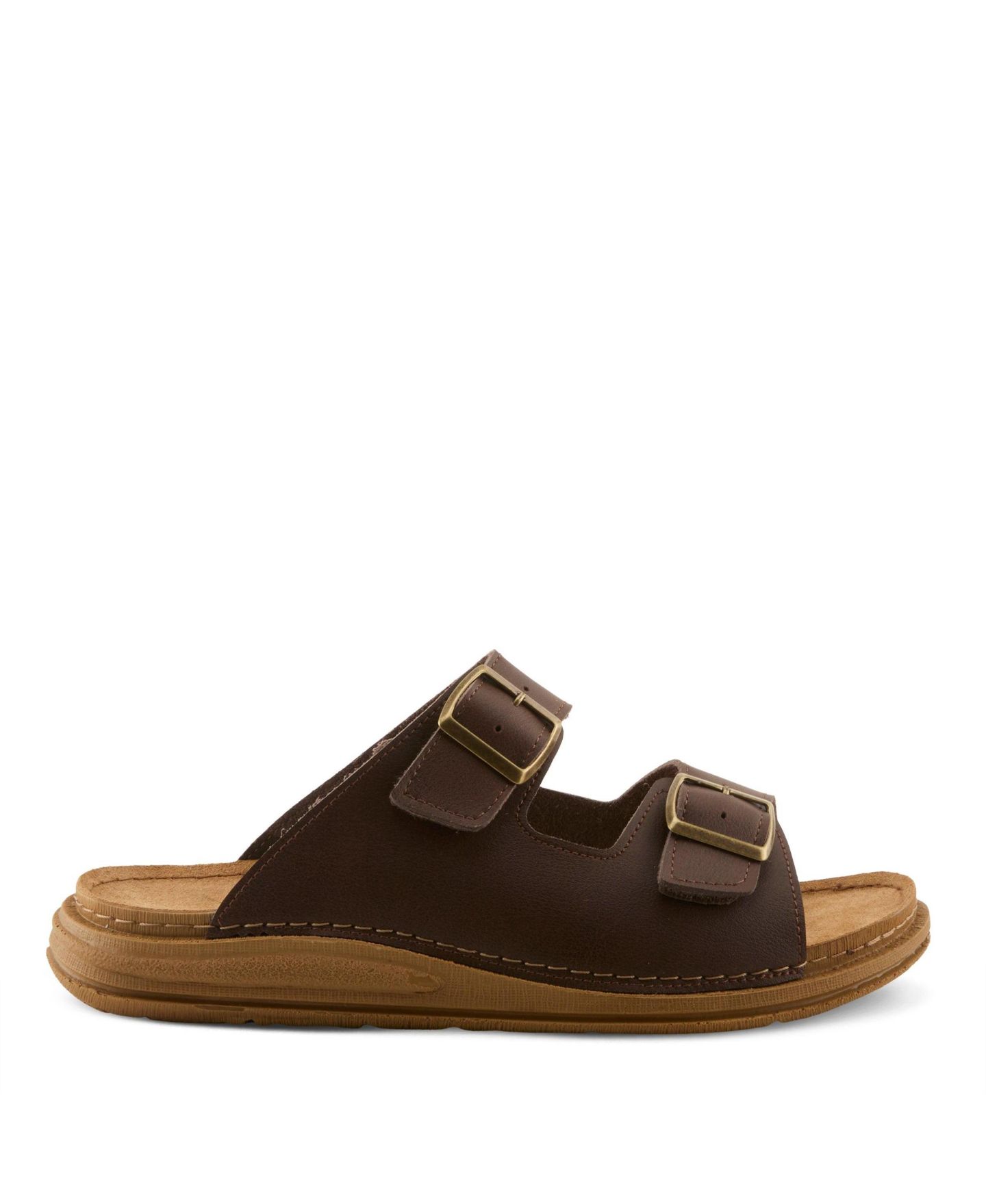 Мужские сандалии Spring Step Kovan Slide Sandal with Cushioned Insole, цвет: Коричневый — фото 5