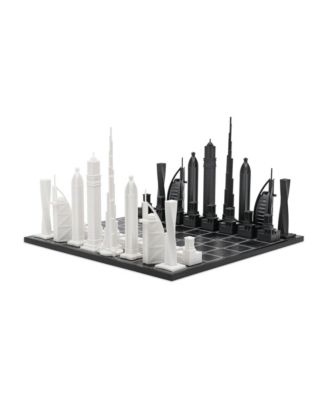 Dubai Edition 32-Piece Wood Chess Set, Ages 14+