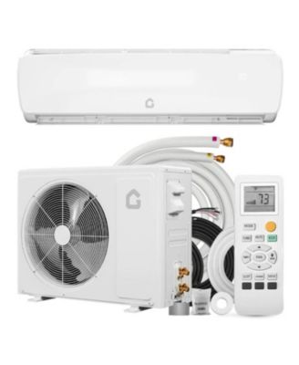 12000BTU Mini Split Ac Heating System, 230V Q Panel Indoor Unit Split Air Conditioner, for Rooms up to 750 Sq. Ft