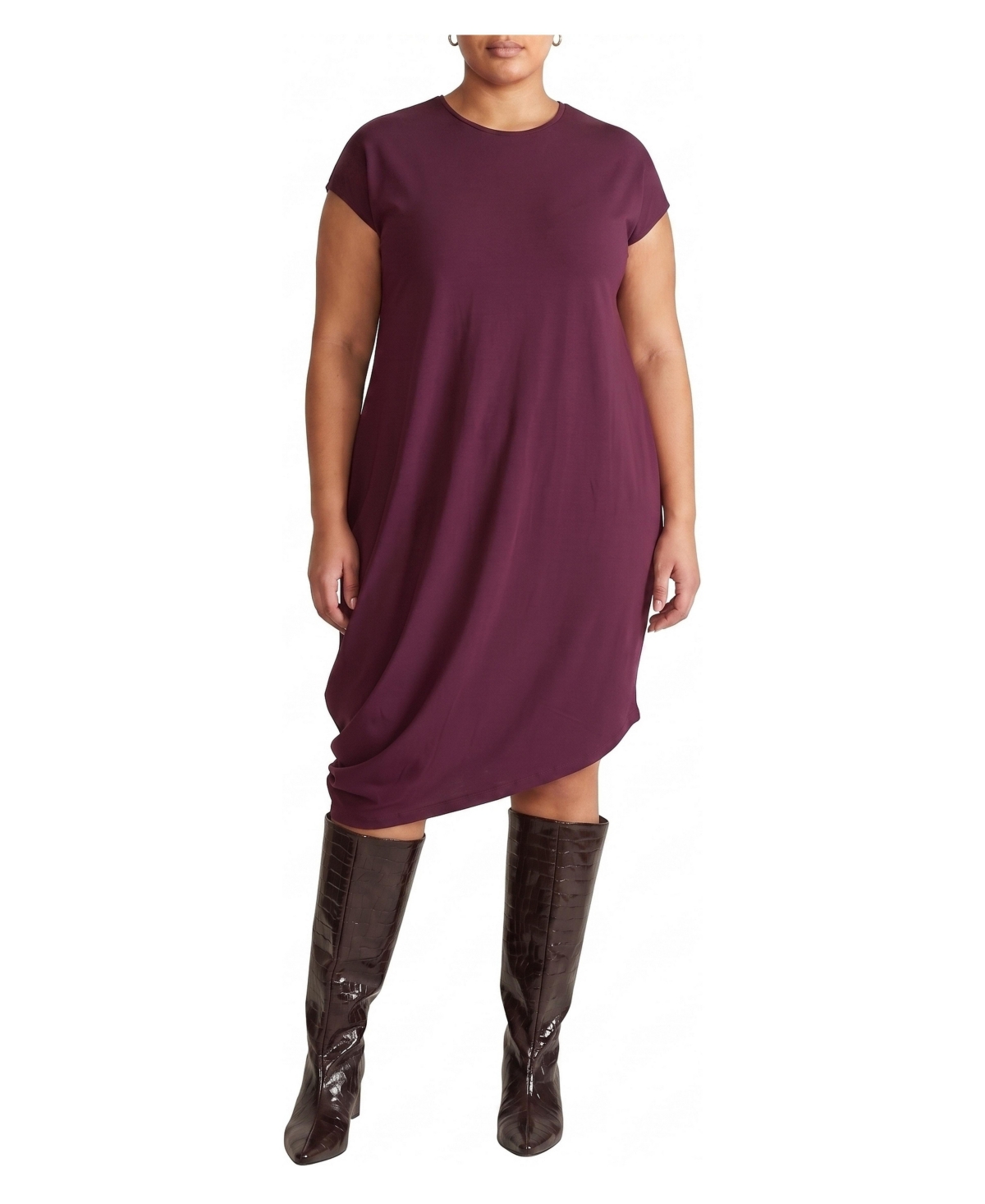 Universal Standard Plus Size Iconic Geneva Dress - Acai