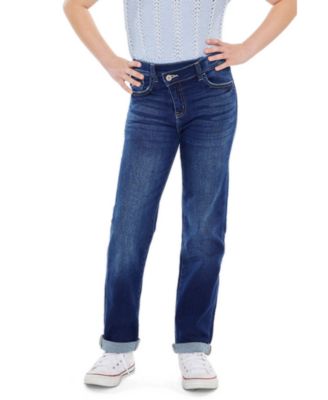 Girls' 4-16 Milly Straight-Leg Mid-Rise Stretch Jeans