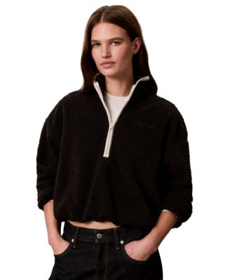 Women's Sherpa 1/4-Zip Mock-Neck Pullover