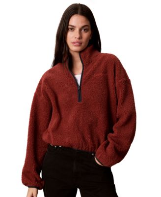Women's Sherpa 1/4-Zip Mock-Neck Pullover
